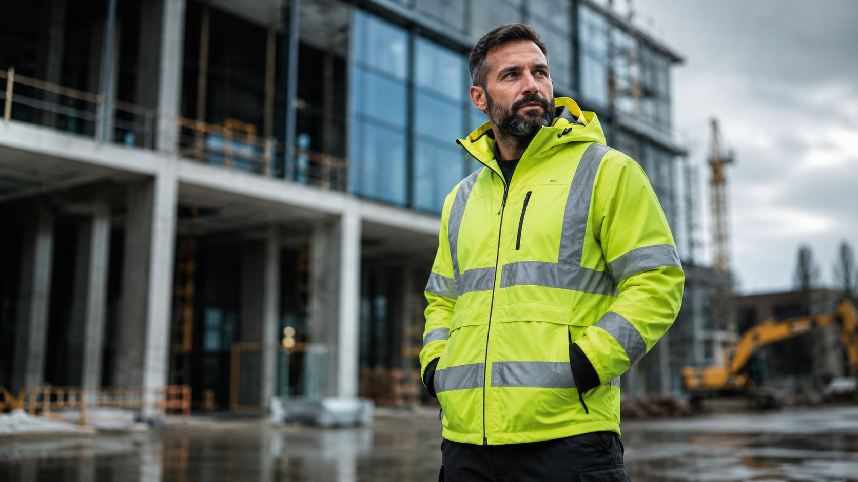High visibility safety vest