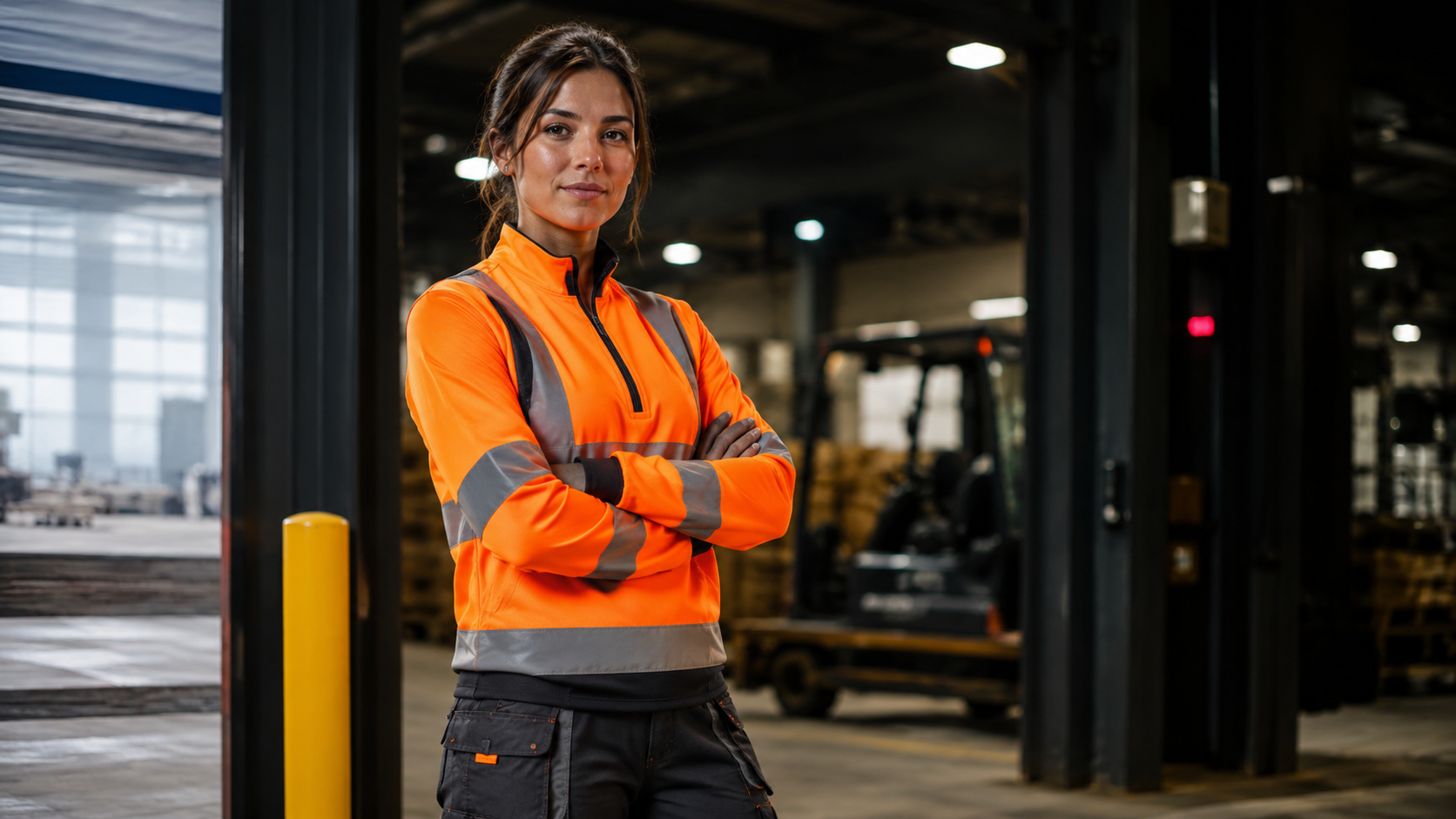 Reflective work jacket